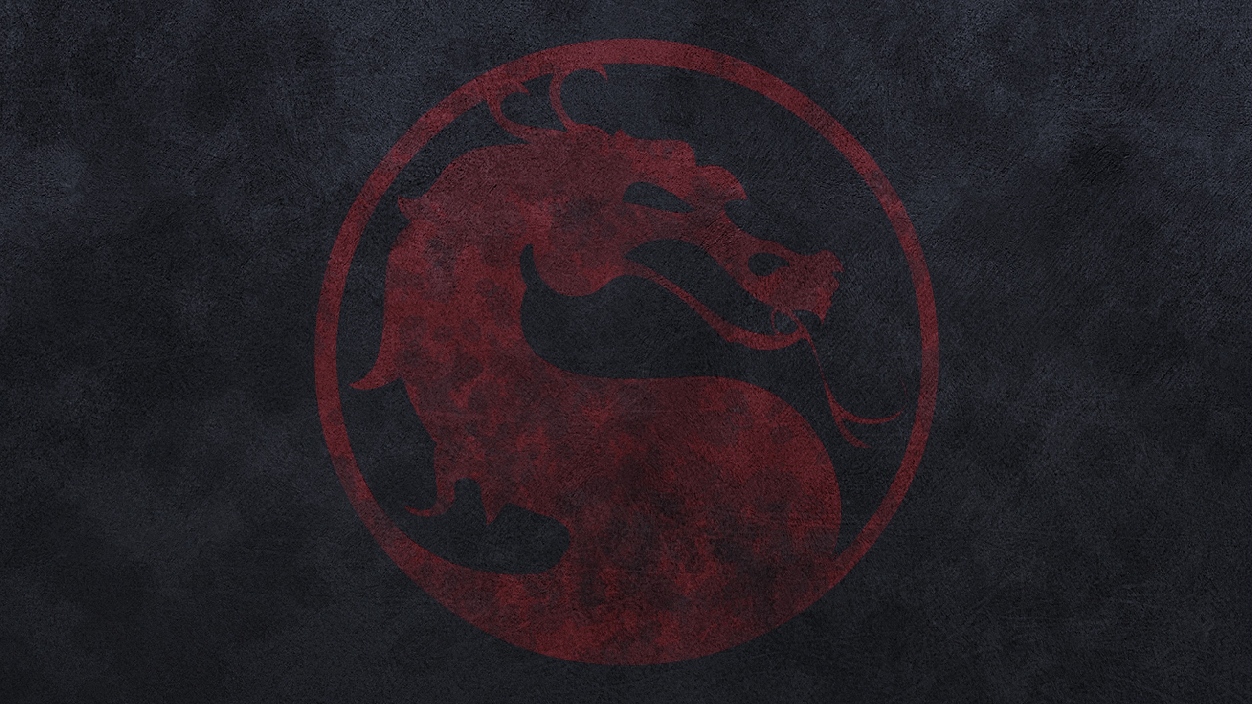 Mortal Kombat wallpaper Dragon on a dark background