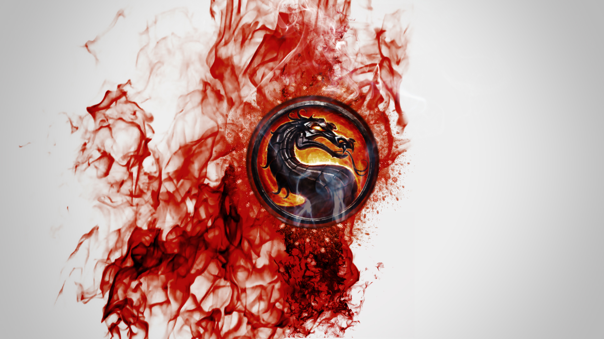 Mortal Kombat wallpaper Dragon in blood