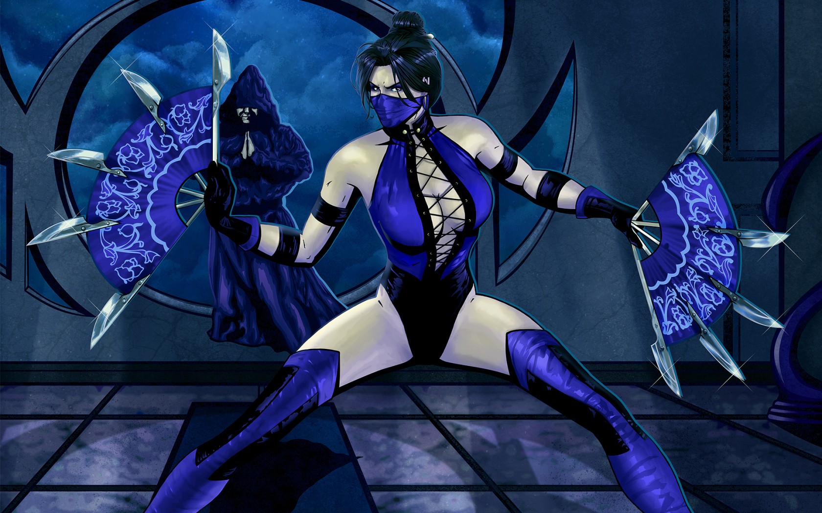 Mortal Kombat wallpaper Kitana to fight