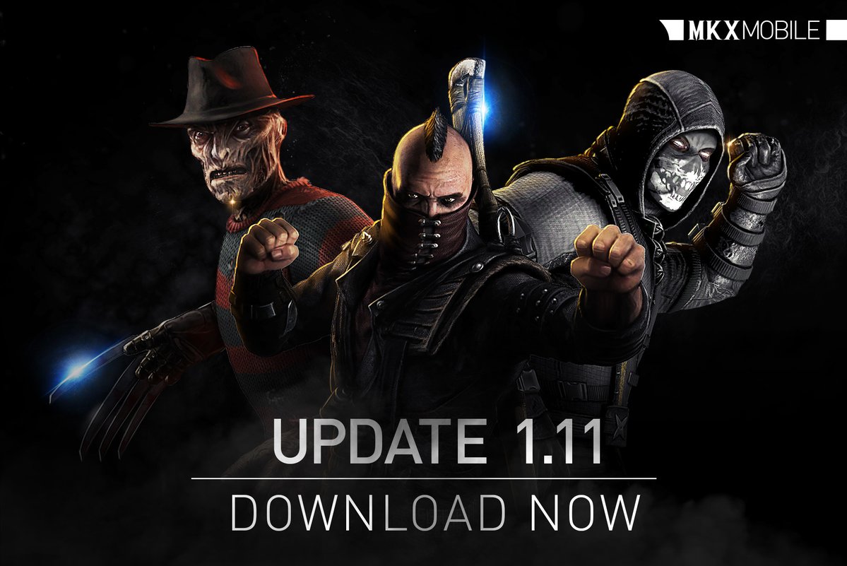 Mortal Kombat X Mobile 1.11 Update all 4 new characters