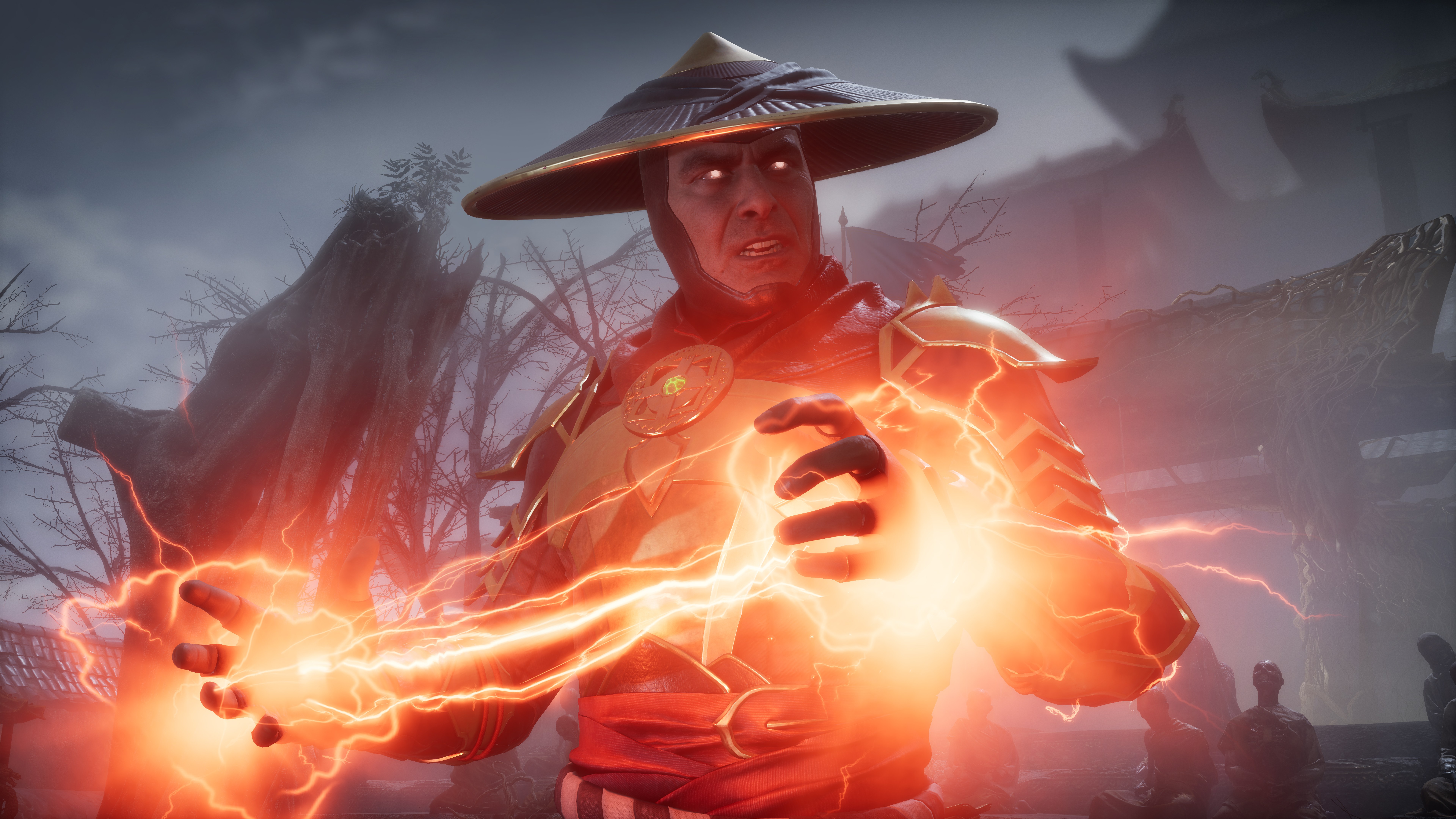 Mortal Kombat 11 wallpaper - Raiden and Lightning