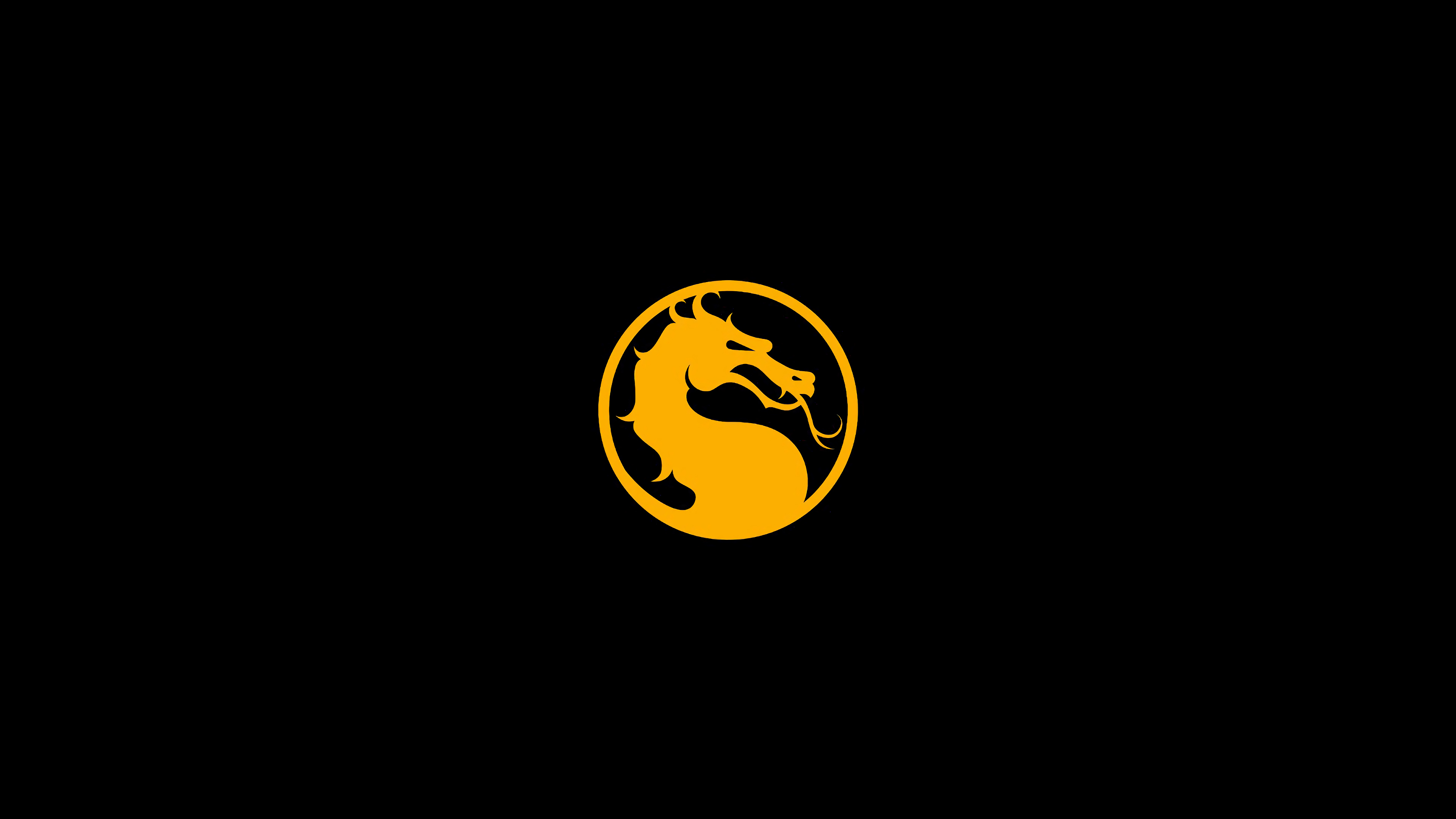 Mortal Kombat 11 wallpaper - Logo with the dragon » Mortal Kombat games