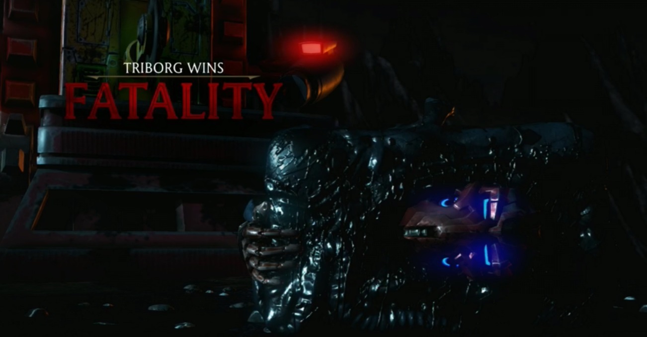 Mortal Kombat X - Triborg fatality video