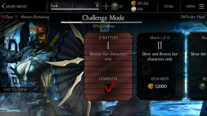 Dark Empress Kitana Challenge Mode