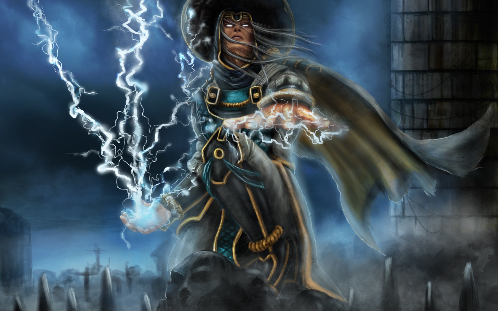 Mortal Kombat wallpaper Raiden and lightning