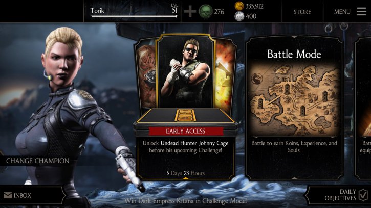 Undead Hunter Johnny Cage early access available - MKX Mobile