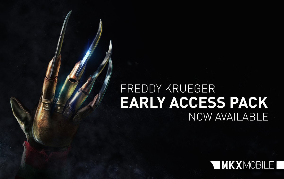 Nightmare Freddy Krueger Early Access pack Mortal Kombat X Mobile