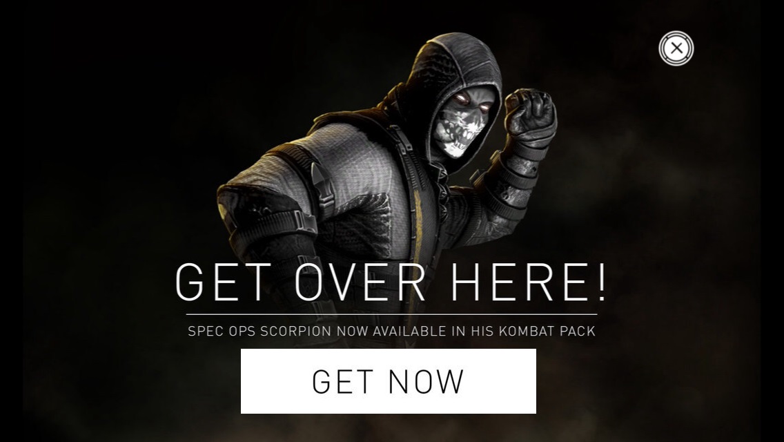 Spec Ops Scorpion Mortal Kombat X Mobile